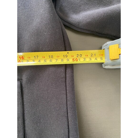 Calvin Klein Men's Black Soft Touch Fleece Logo Zip-Up Jacket - Size Medium - Picture 4 of 8